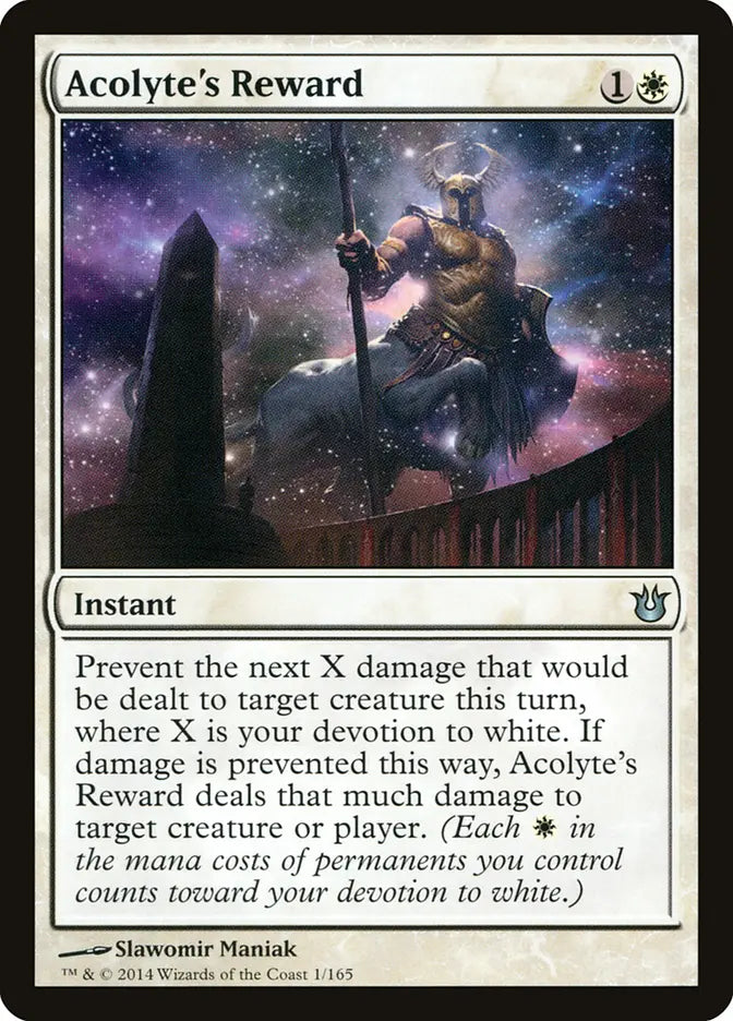 Acolyte's Reward Born of the Gods