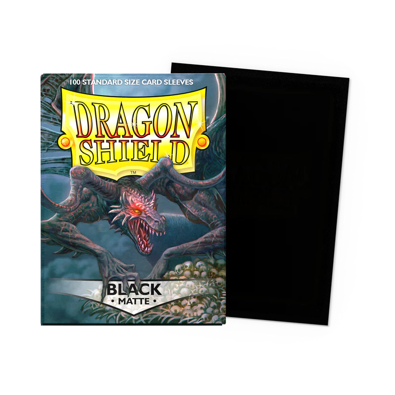 Dragon Shield 100ct Standard Size Black Matte