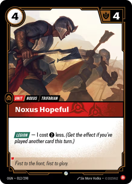 Noxus Hopeful Origins