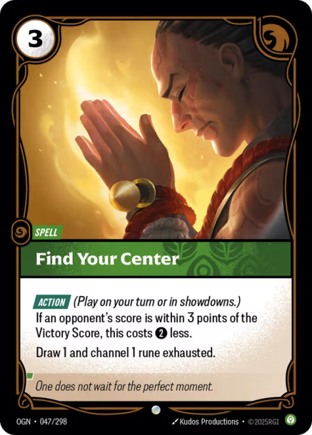 Find Your Center Origins