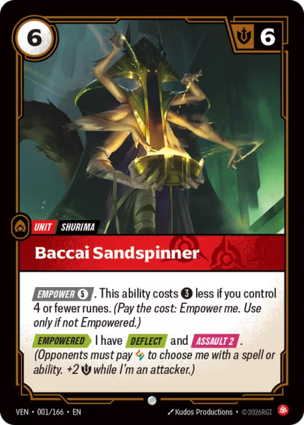 Baccai Sandspinner FOIL Vendetta