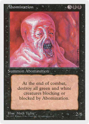 Abomination Fourth Edition