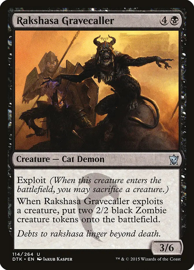 Rakshasa Gravecaller Dragons of Tarkir