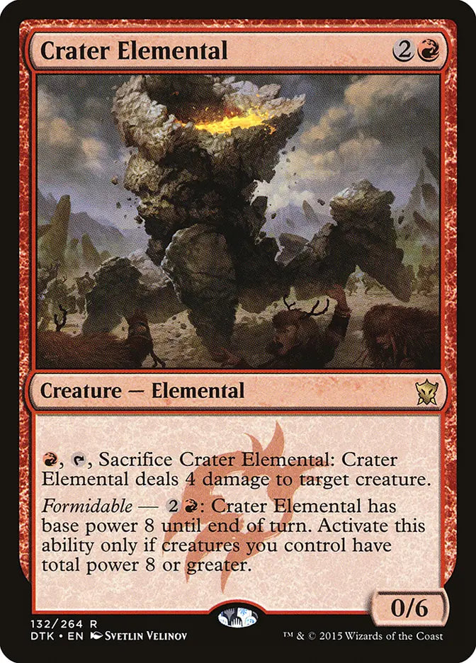 Crater Elemental Dragons of Tarkir