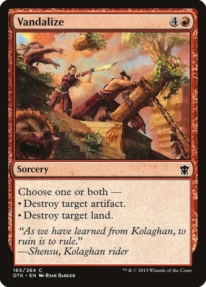 Vandalize Dragons of Tarkir