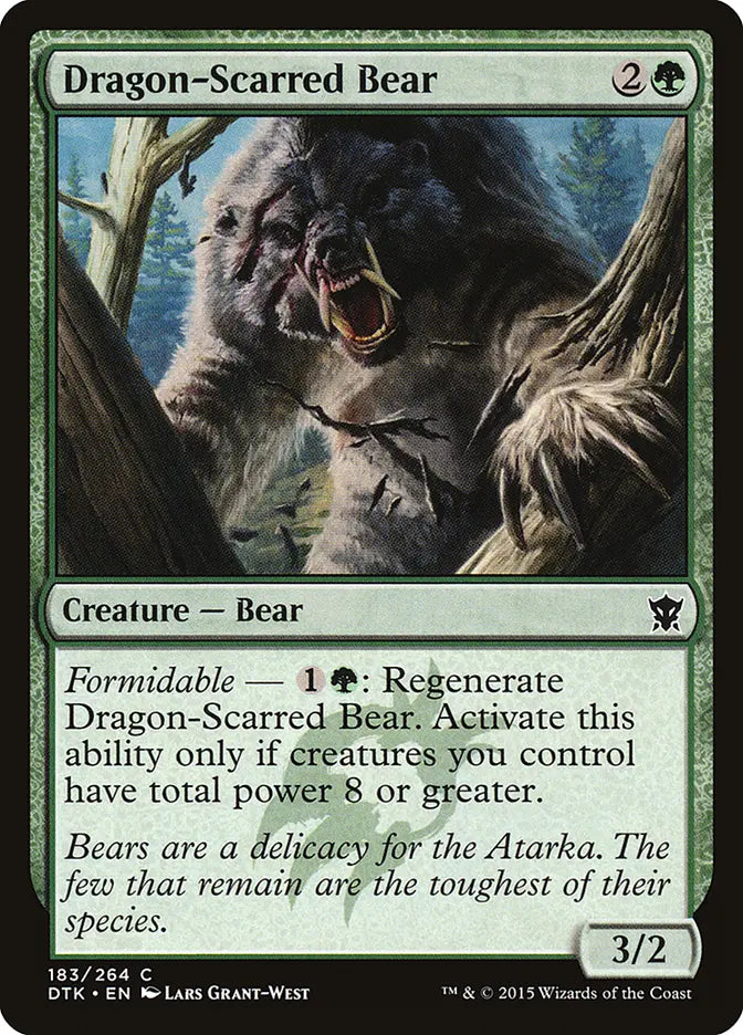 Dragon-Scarred Bear Dragons of Tarkir
