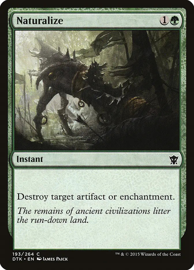 Naturalize Dragons of Tarkir