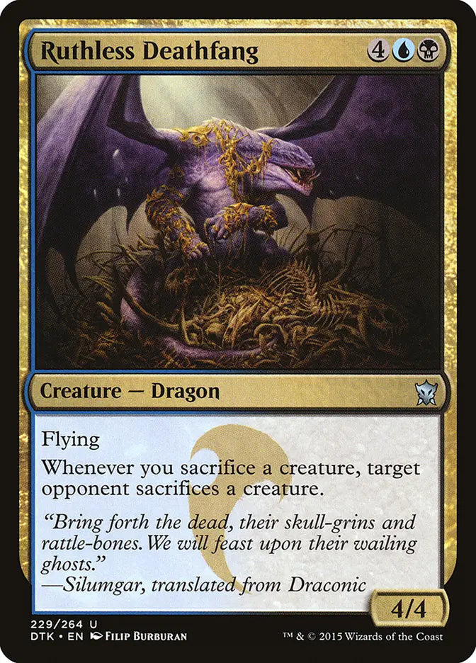 Ruthless Deathfang Dragons of Tarkir