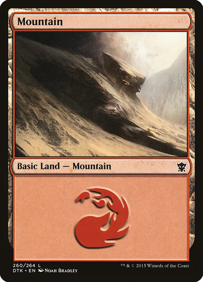 Mountain (260) Dragons of Tarkir