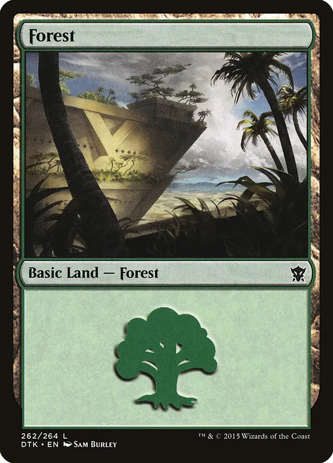 Forest (262) Dragons of Tarkir