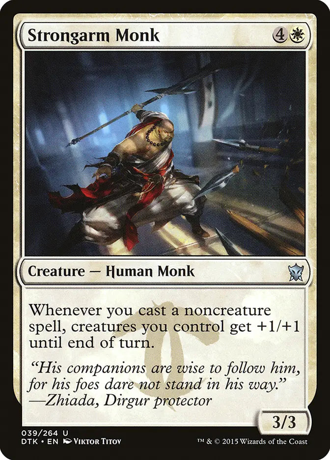 Strongarm Monk Dragons of Tarkir