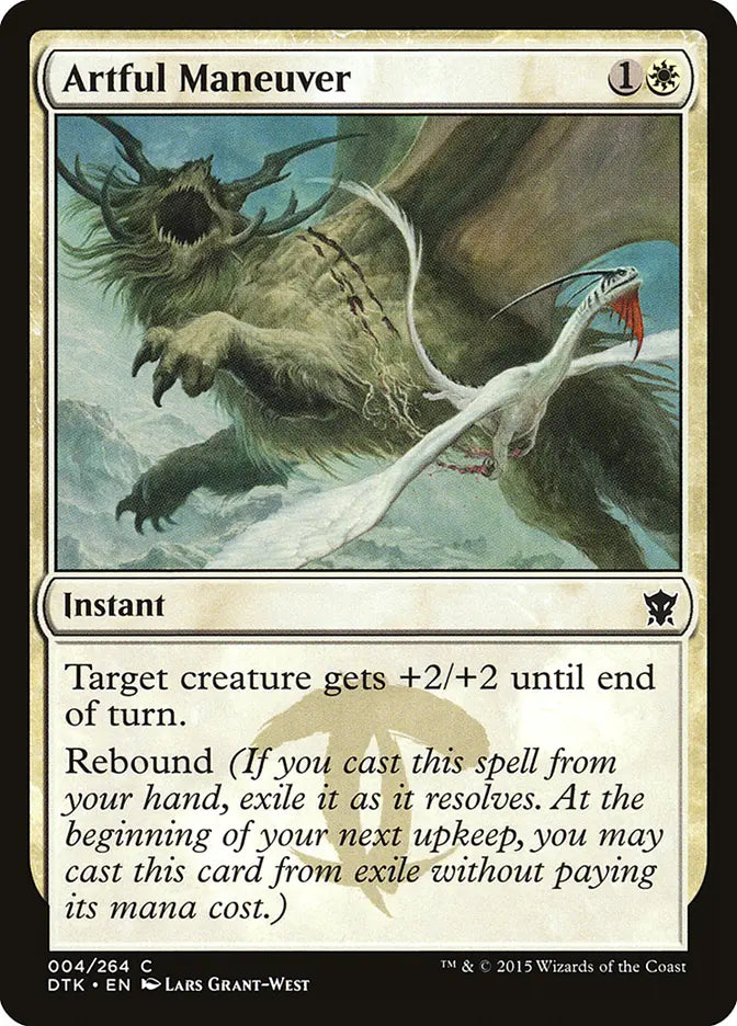 Artful Maneuver Dragons of Tarkir