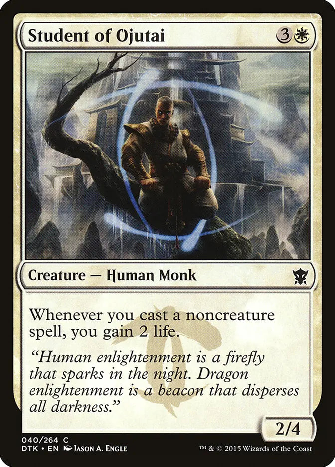 Student of Ojutai Dragons of Tarkir