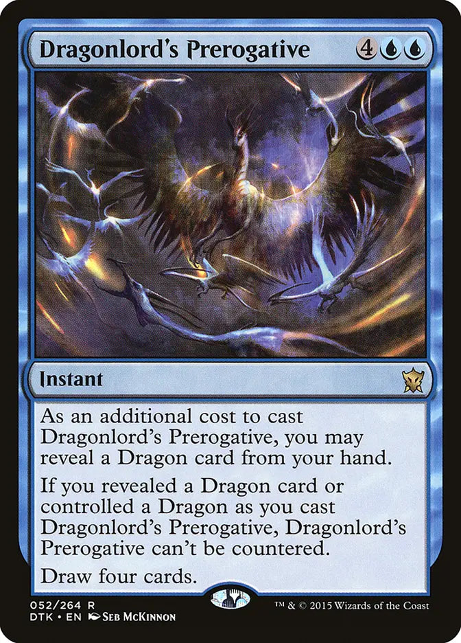 Dragonlord's Prerogative Dragons of Tarkir