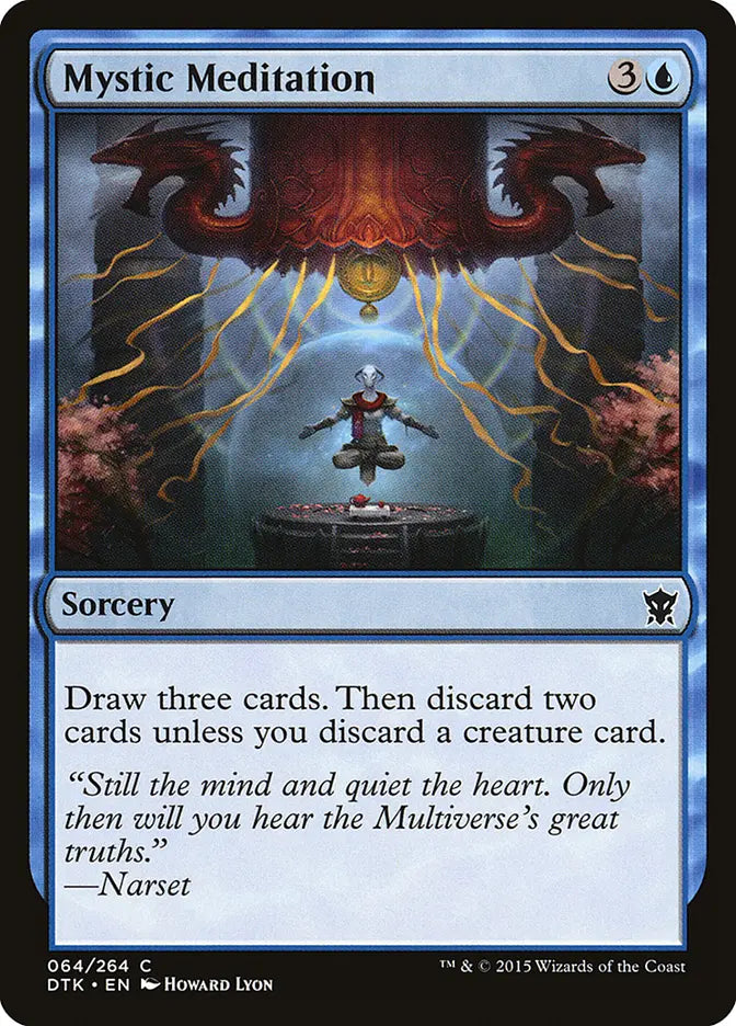 Mystic Meditation Dragons of Tarkir