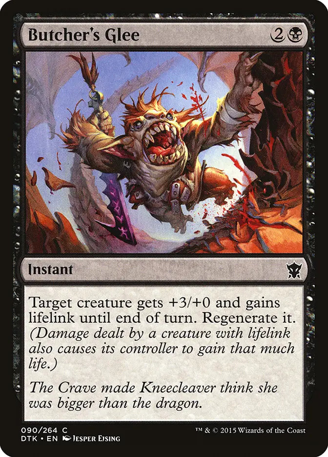 Butcher's Glee Dragons of Tarkir