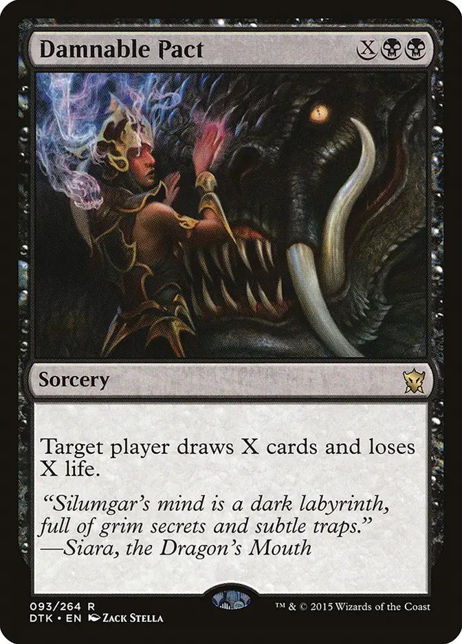 Damnable Pact Dragons of Tarkir