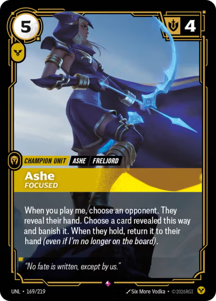 Ashe, Focused Unleashed