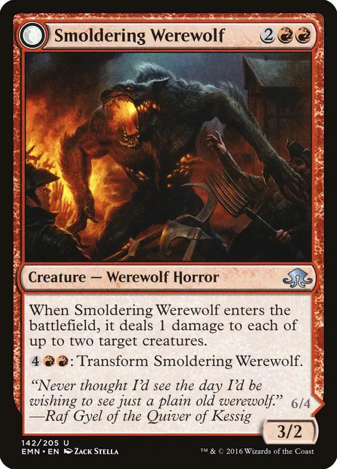 Smoldering Werewolf Eldritch Moon