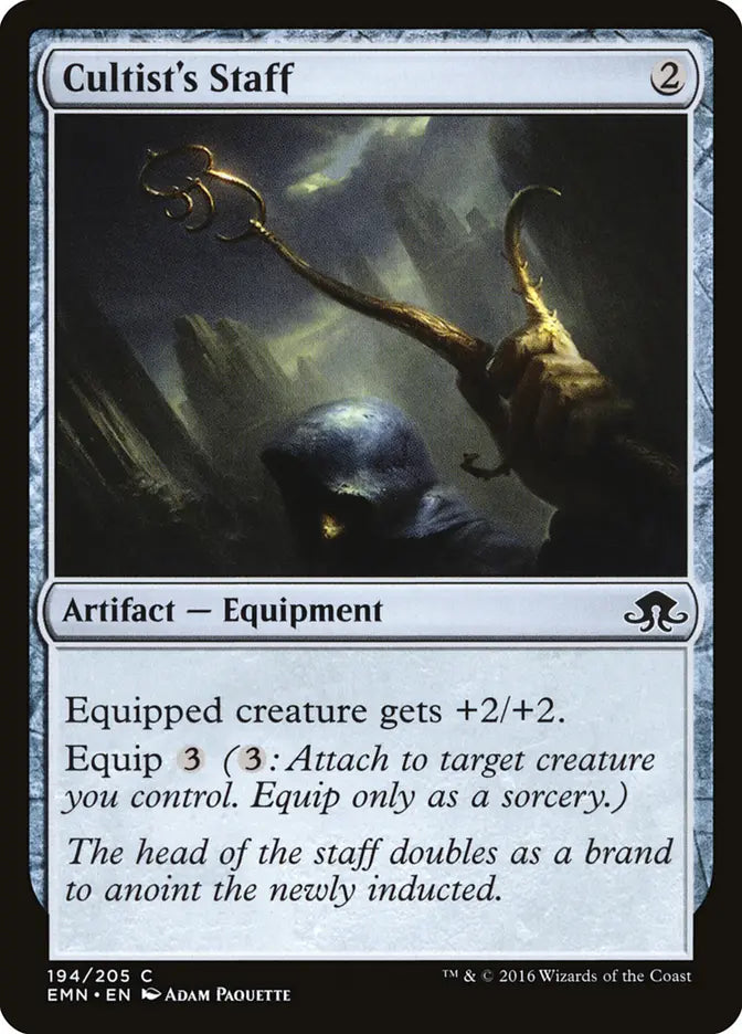 Cultist's Staff Eldritch Moon