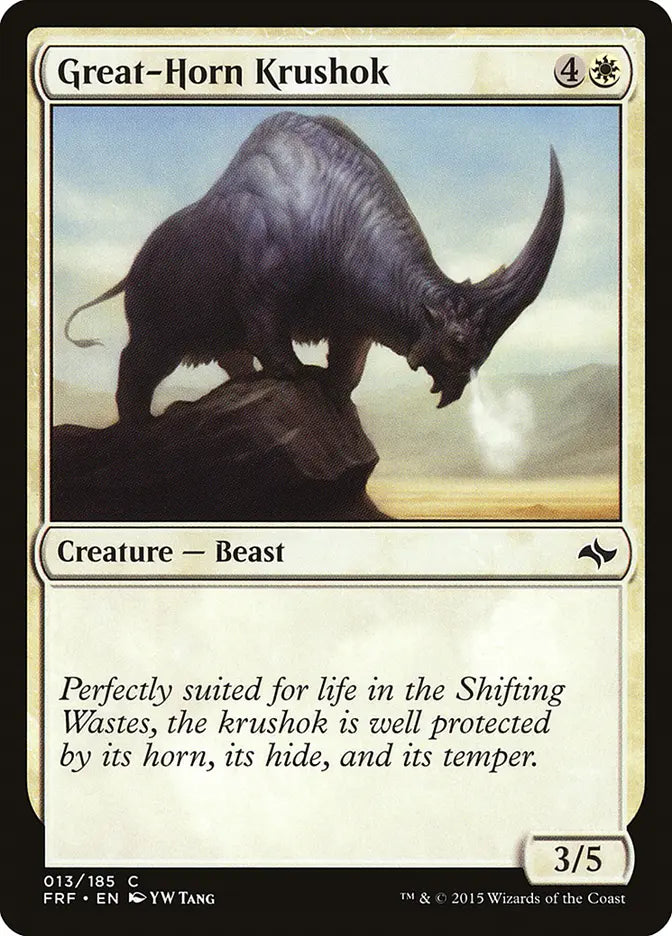 Great-Horn Krushok Fate Reforged