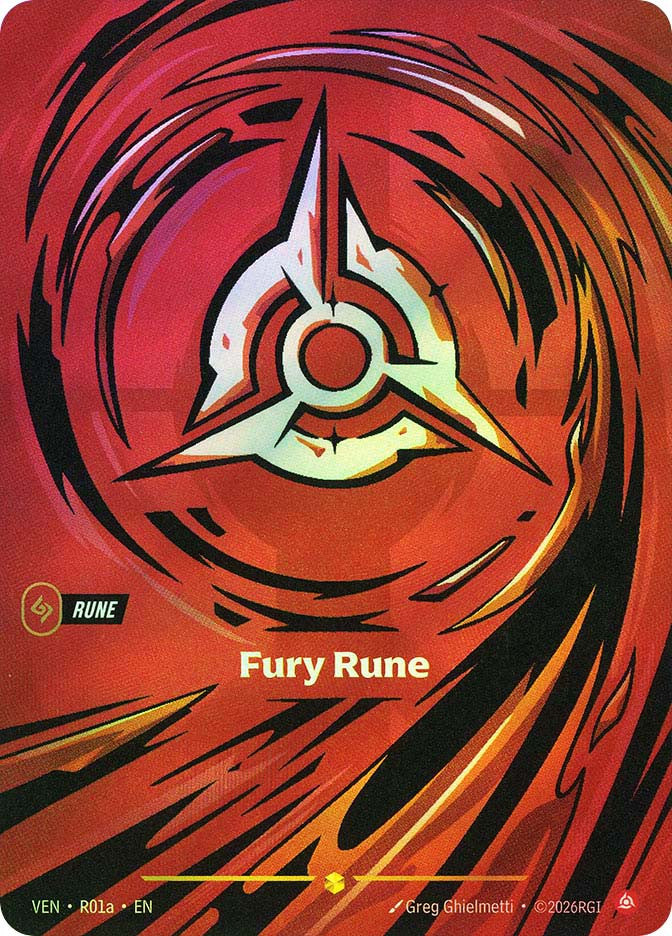 Fury Rune Alternate Art (R01a) Vendetta
