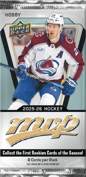 2025-26 HOCKEY  -  UPPER DECK MVP - HOBBY PACK