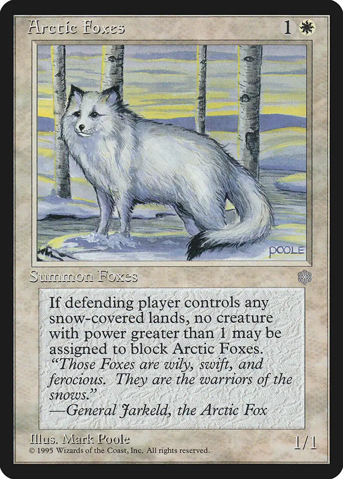 Arctic Foxes Ice Age