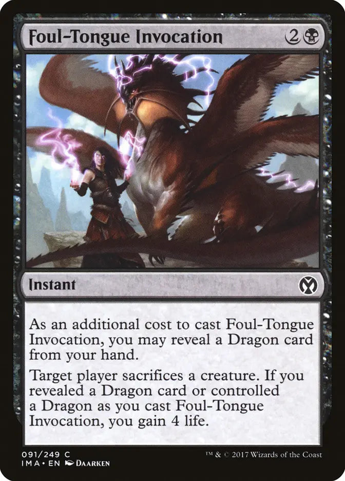 Foul-Tongue Invocation Iconic Masters