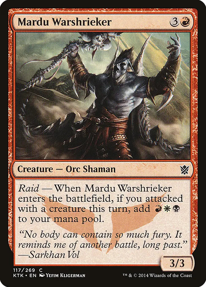 Mardu Warshrieker Khans of Tarkir