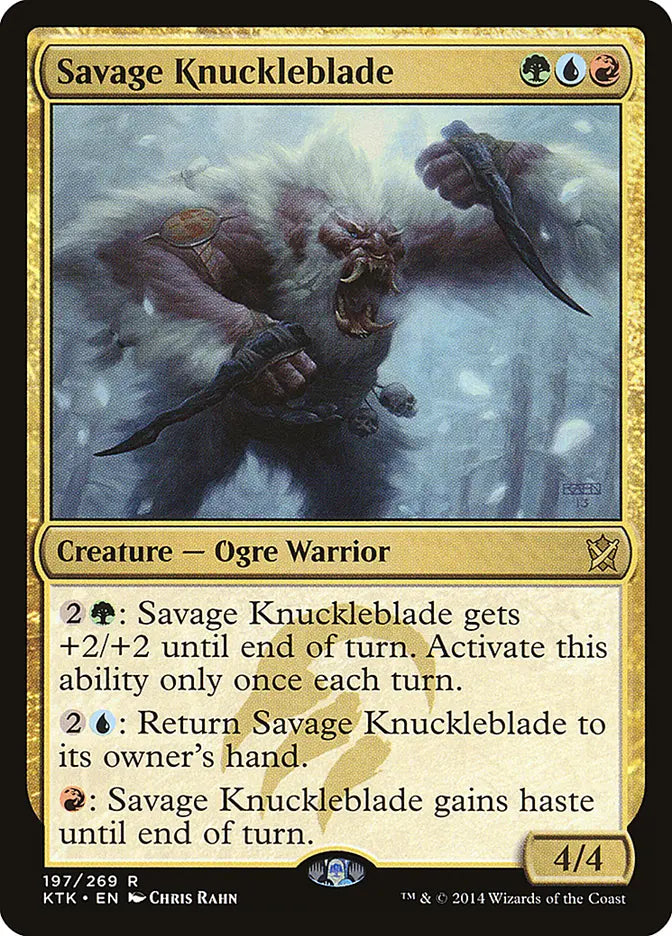 Savage Knuckleblade Khans of Tarkir