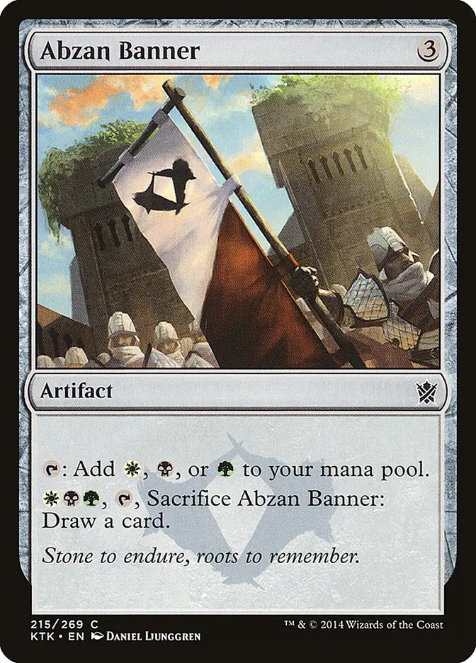 Abzan Banner Khans of Tarkir