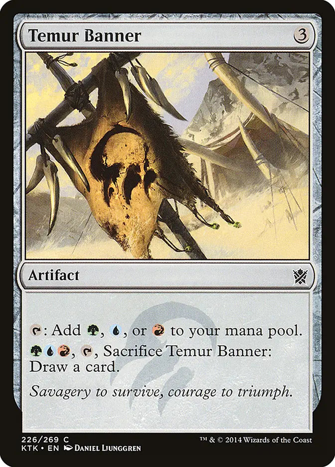 Temur Banner Khans of Tarkir