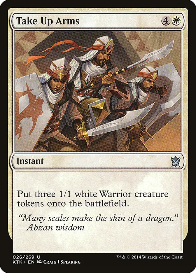 Take Up Arms Khans of Tarkir
