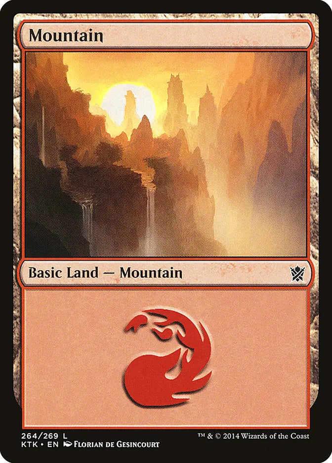 Mountain (264) Khans of Tarkir