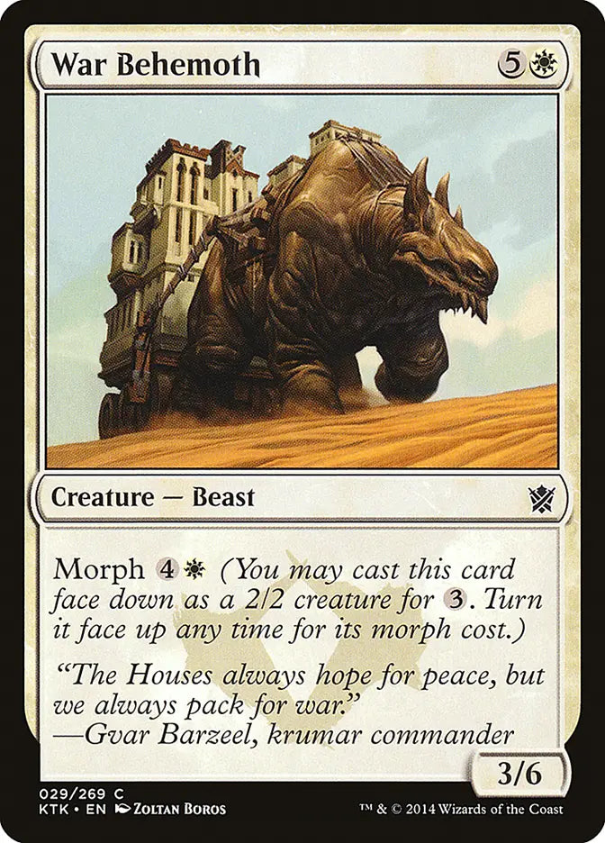 War Behemoth Khans of Tarkir