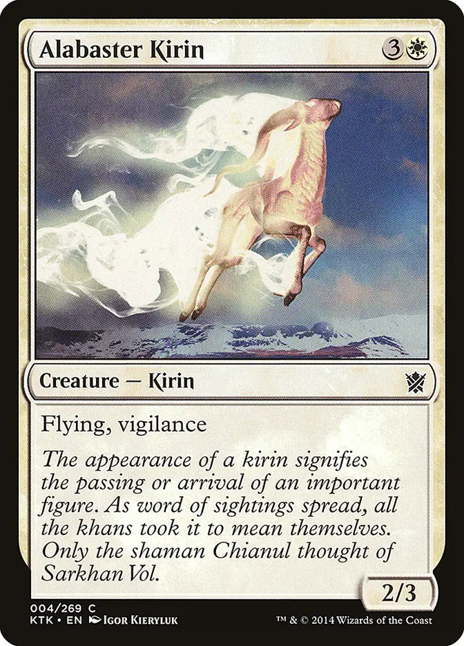 Alabaster Kirin Khans of Tarkir