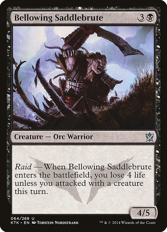 Bellowing Saddlebrute Khans of Tarkir