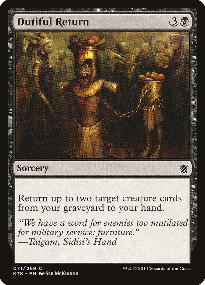 Dutiful Return Khans of Tarkir
