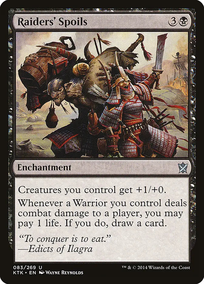 Raiders' Spoils Khans of Tarkir