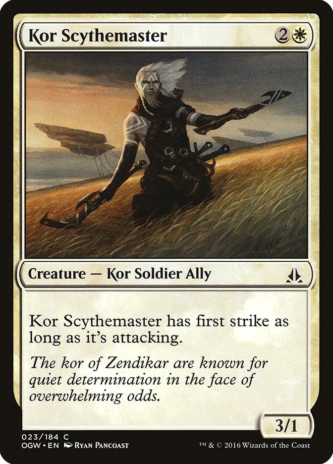 Kor Scythemaster Oath of the Gatewatch