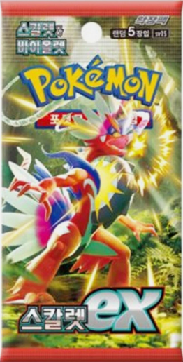 Pokemon Scarlet ex Korean Booster Pack Korean