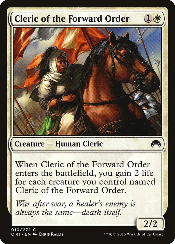 Cleric of the Forward Order Origins