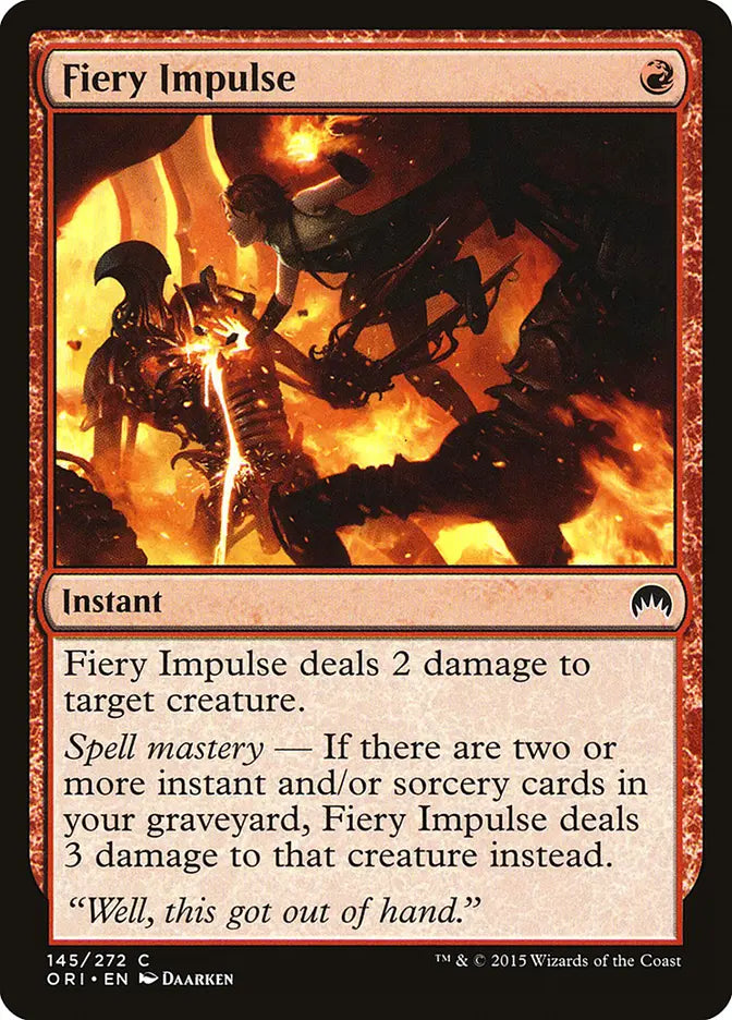 Fiery Impulse Origins