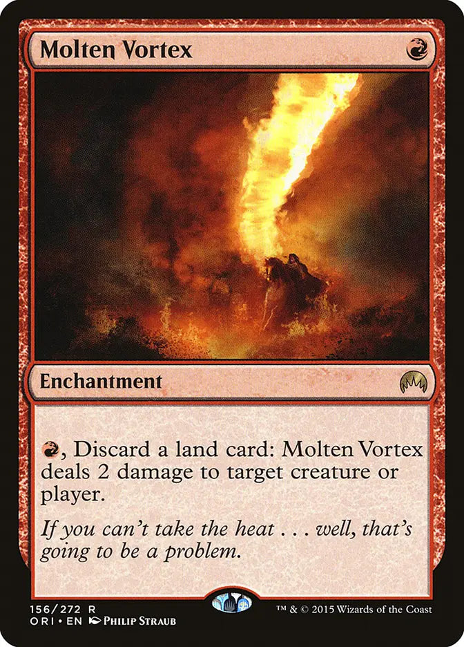 Molten Vortex Origins
