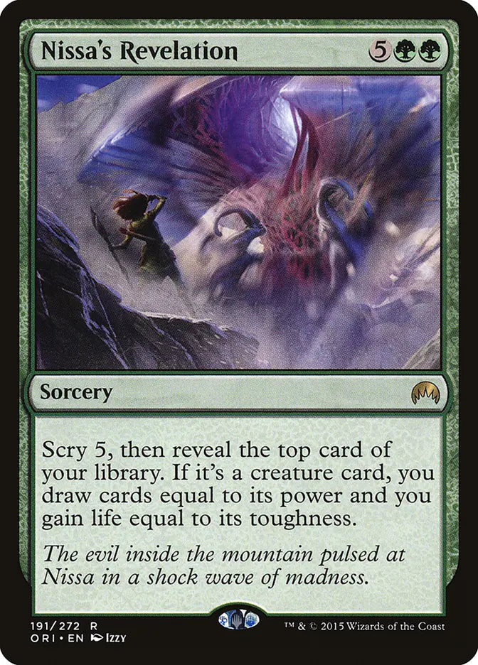 Nissa's Revelation Origins