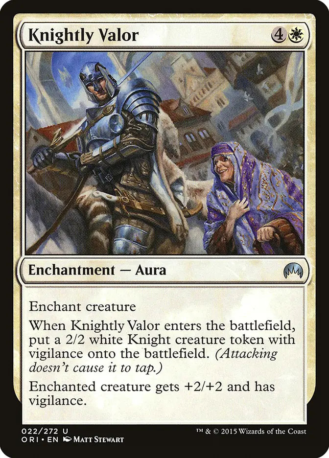 Knightly Valor Origins