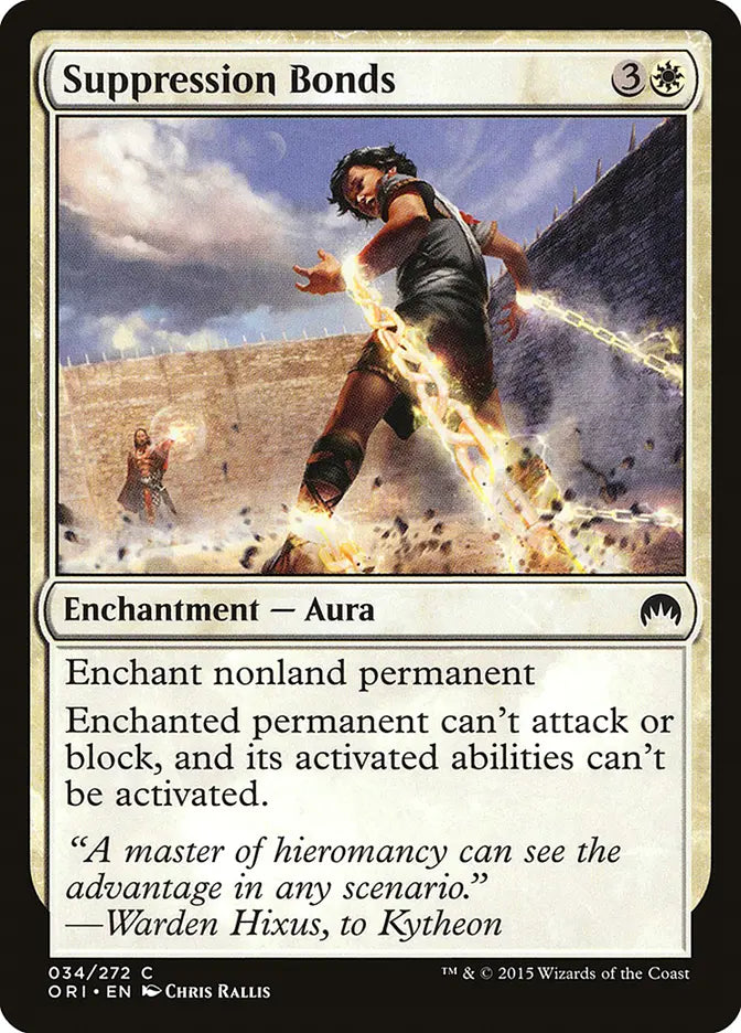 Suppression Bonds Origins