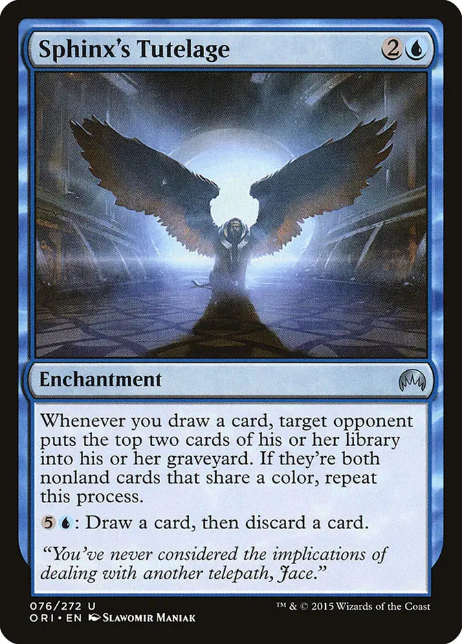 Sphinx's Tutelage Origins