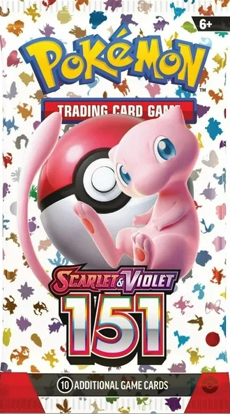 Pokemon Trading Card Game Scarlet & Violet Pokemon 151 Booster Pack ENGLISH
